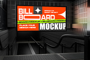 Subway Billboard Mockup, a Mockup by Mockupnine (Thumbnail 4 of 7)