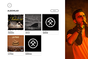 Barhome - One Page Singer Portfolio, a Bootstrap Template by Codrop Agency (Thumbnail 3 of 5)