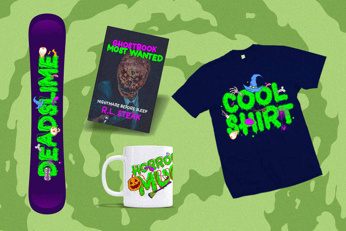 Dead Slime Font + Extras preview 6