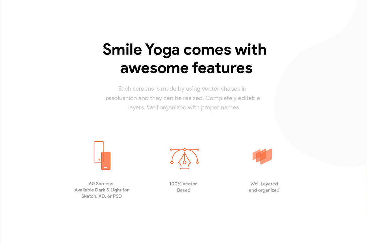 Smile 2.0 - Yoga UI Kit, an UI Kit Template by SyalUIUX (Photo 2 of 9)