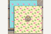Summer Flamingo Digital Paper, a Pattern Graphic by JennyL Designs (Thumbnail 2 of 3)