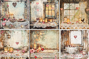 Valentine’s Dinner Proposal Scene, a Background Graphic by Printable Treasure (Thumbnail 2 of 2)