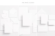Cards & Envelopes Mockups Scene, a Print Template by Custom Scene (Thumbnail 17 of 19)