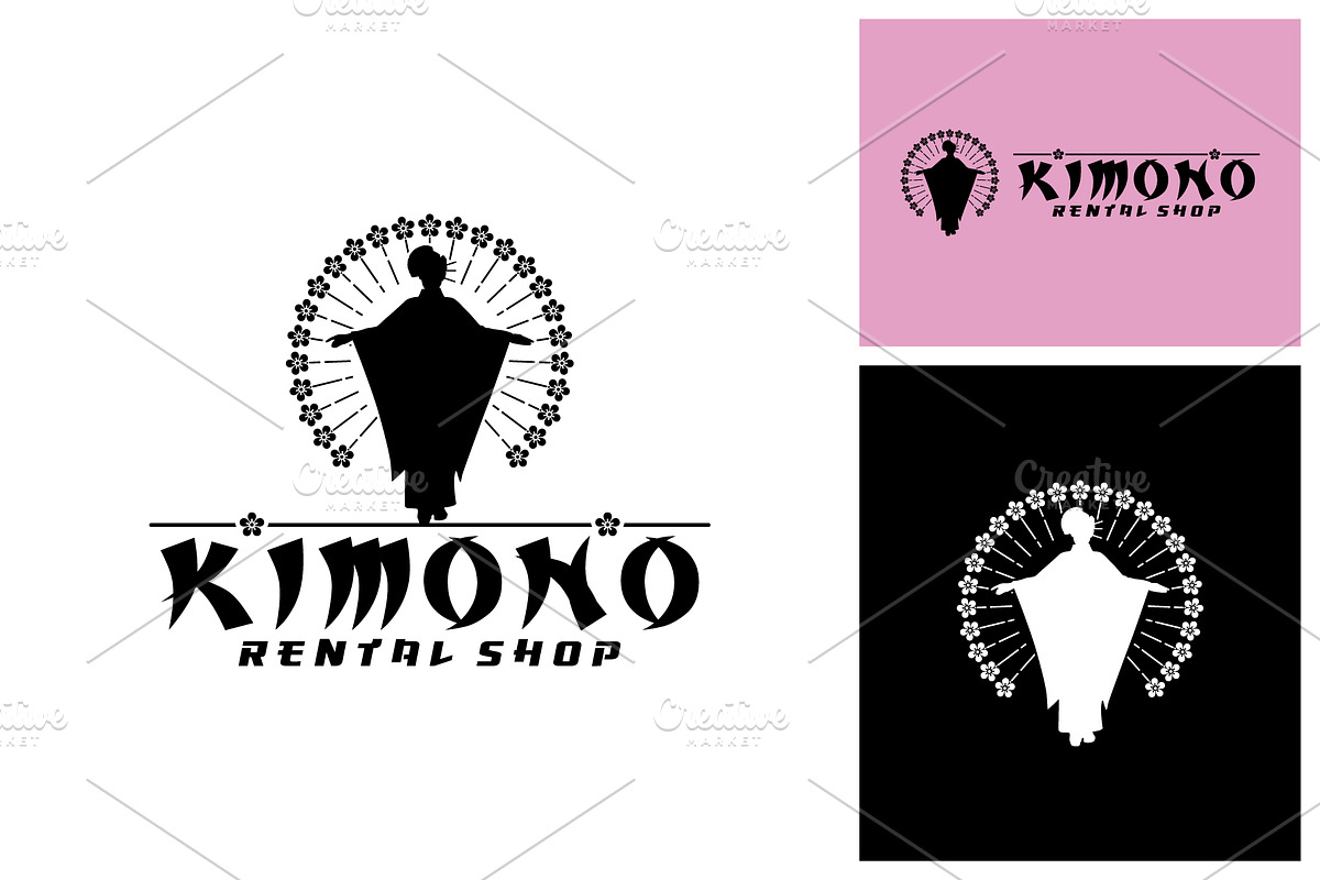 Japanese Kimono Cloth Logo, a Branding & Logo Template by Atlantis X Nurman Arbai (Photo 2 of 2)