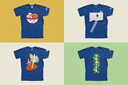 Blue T-shirt Mockup, a Shirt Mockup by Komet & Flicker (Thumbnail 5 of 7)