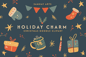 Holiday Charm Christmas Clipart