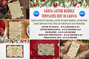 SANTA LETTER BUNDLE, edit With Canva, an Invitation Template by Oskar Wantopi (Thumbnail 1 of 6)