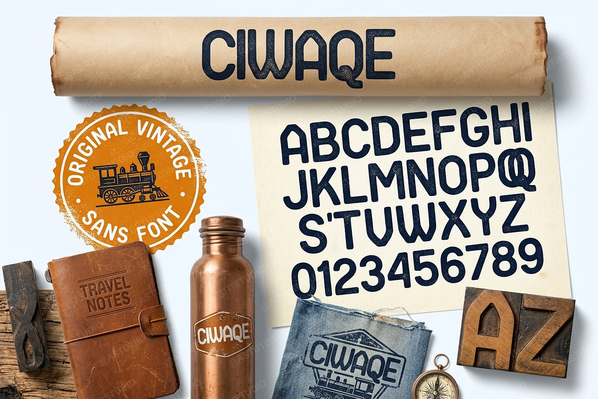 Ciwaqe - Elegant Serif Typeface, a Serif Font by Astuti Studio (Photo 9 of 25)