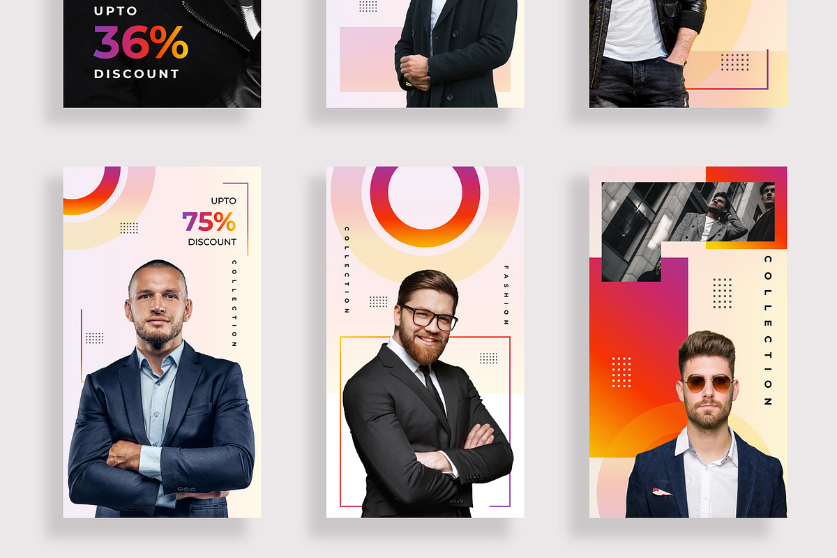 Men's Fashion Instagram Story, a Social Media Template by MightyDesign (Photo 3 of 6)