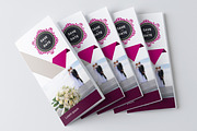Wedding Program Trifold Brochure, a Brochure Template by AfzaalGraphics (Thumbnail 2 of 4)
