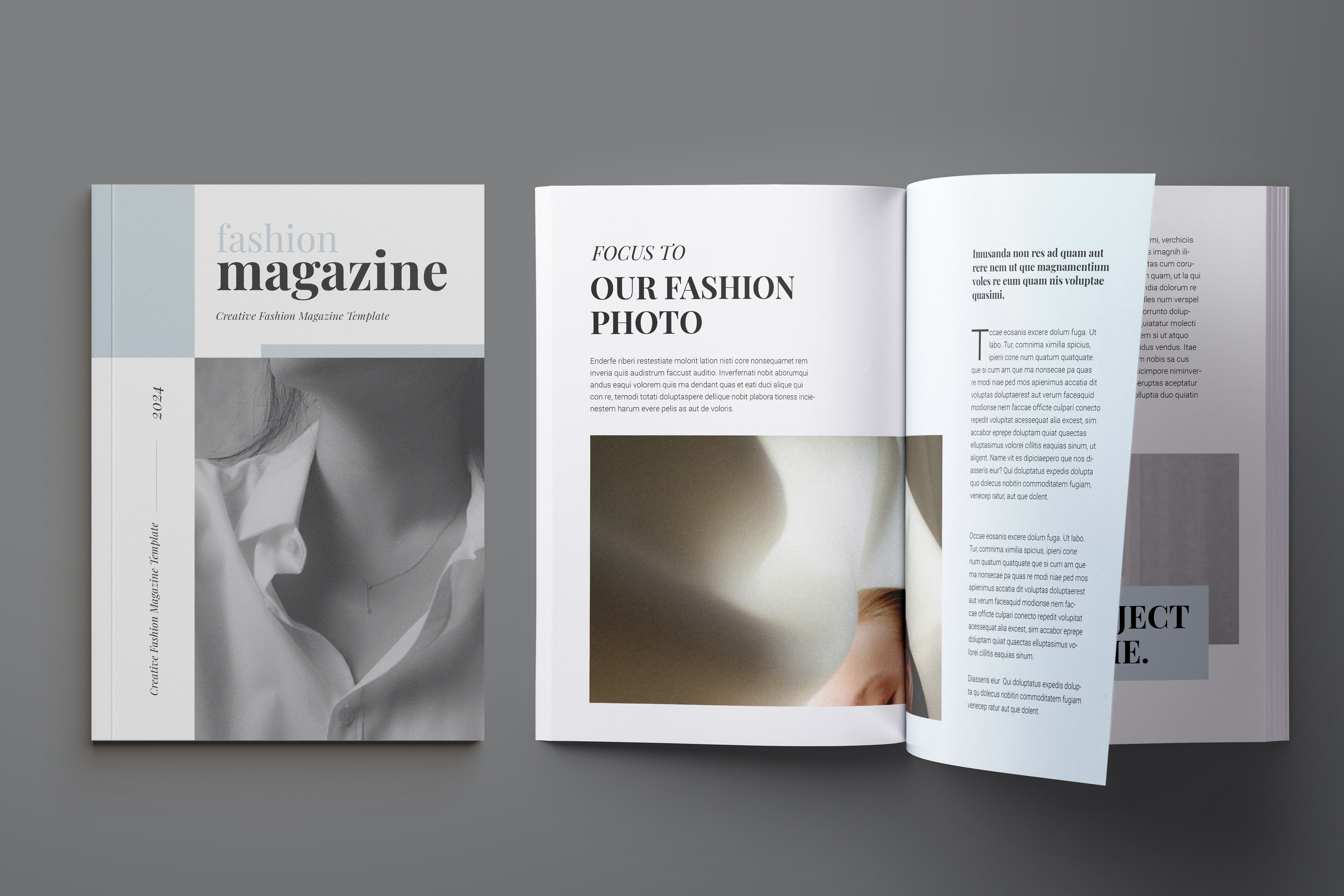 Fashion Magazine Template, a Templates & Theme by evgenystudio