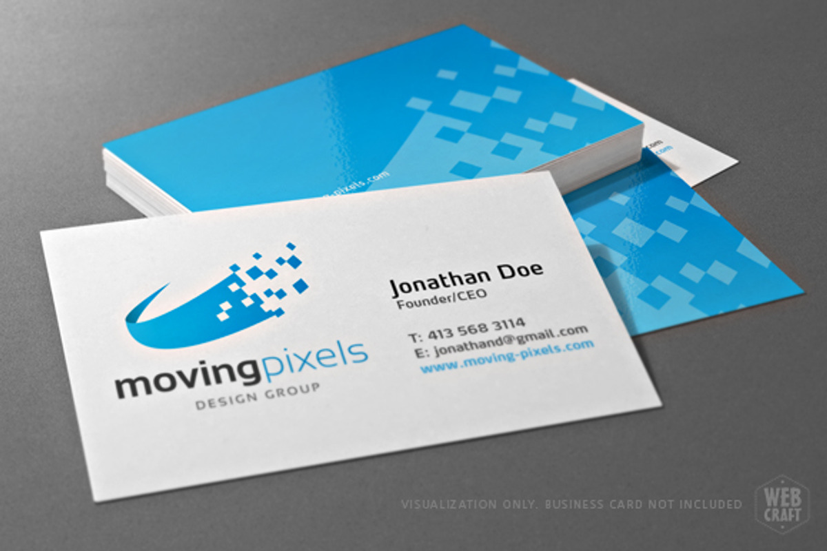 Moving Pixels Design Logo Template, a Branding & Logo Template by WebCraft (Photo 4 of 4)