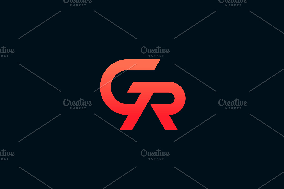 GR. Monogram of Two letters G&R., a Branding & Logo Template by lettett