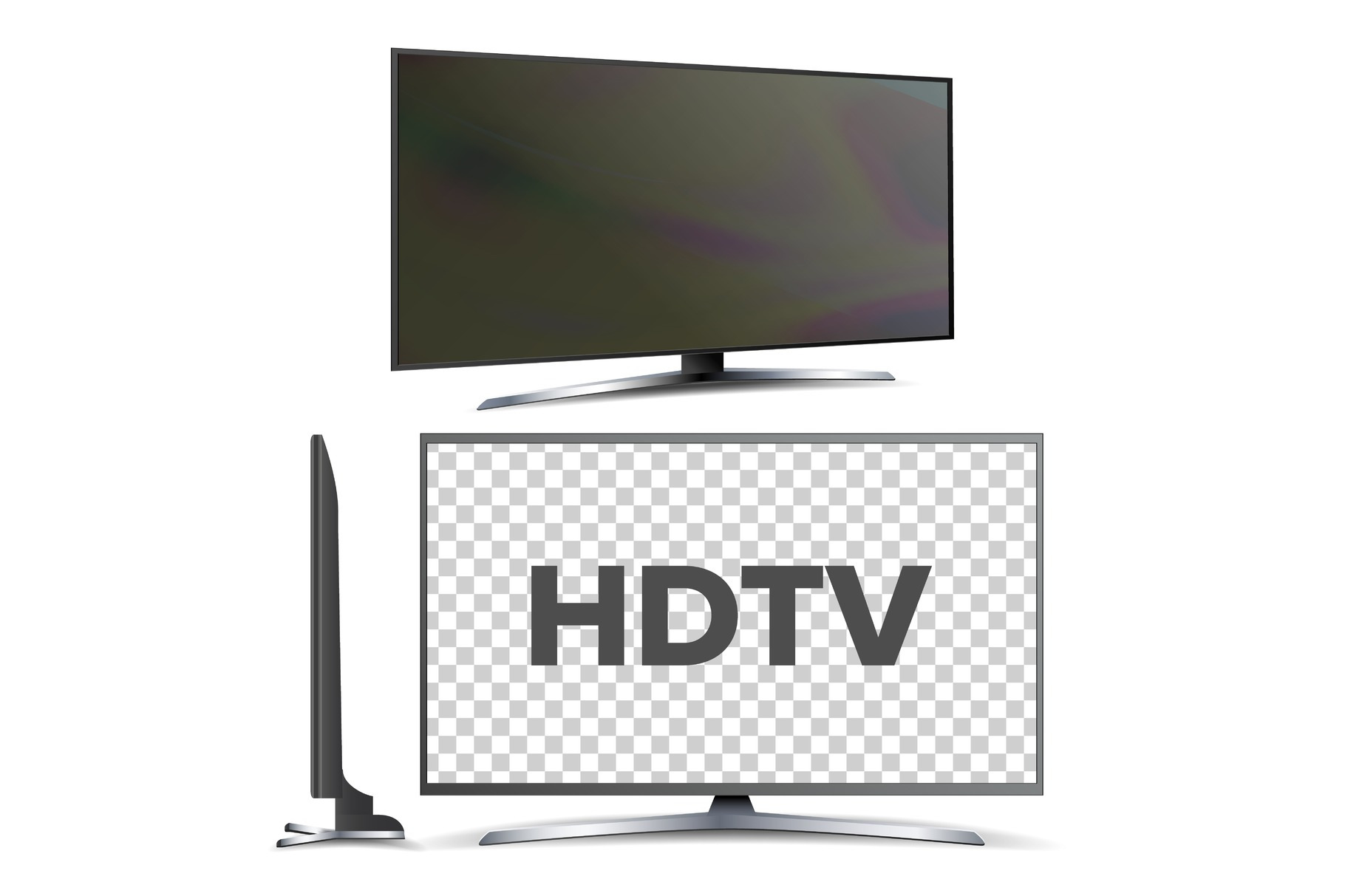 Modern Hdtv Lcd Led Screen by Pikepicture  Creative Market