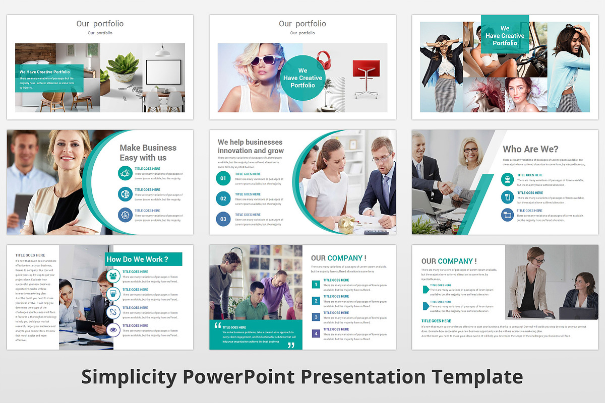 Simplicity PowerPoint Template, a Presentation Template by GraphicStan (Photo 7 of 24)