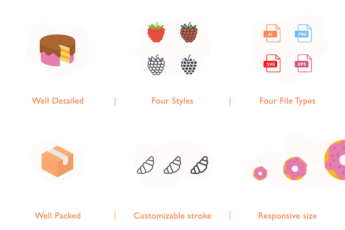 560 Food Icons, a Solid Icon by Maxim Cherednichenko (Photo 2 of 7)