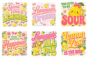 Summer Lemon Sublimation Quotes, a Seasonal Illustration by Dream Creation (Thumbnail 5 of 12)