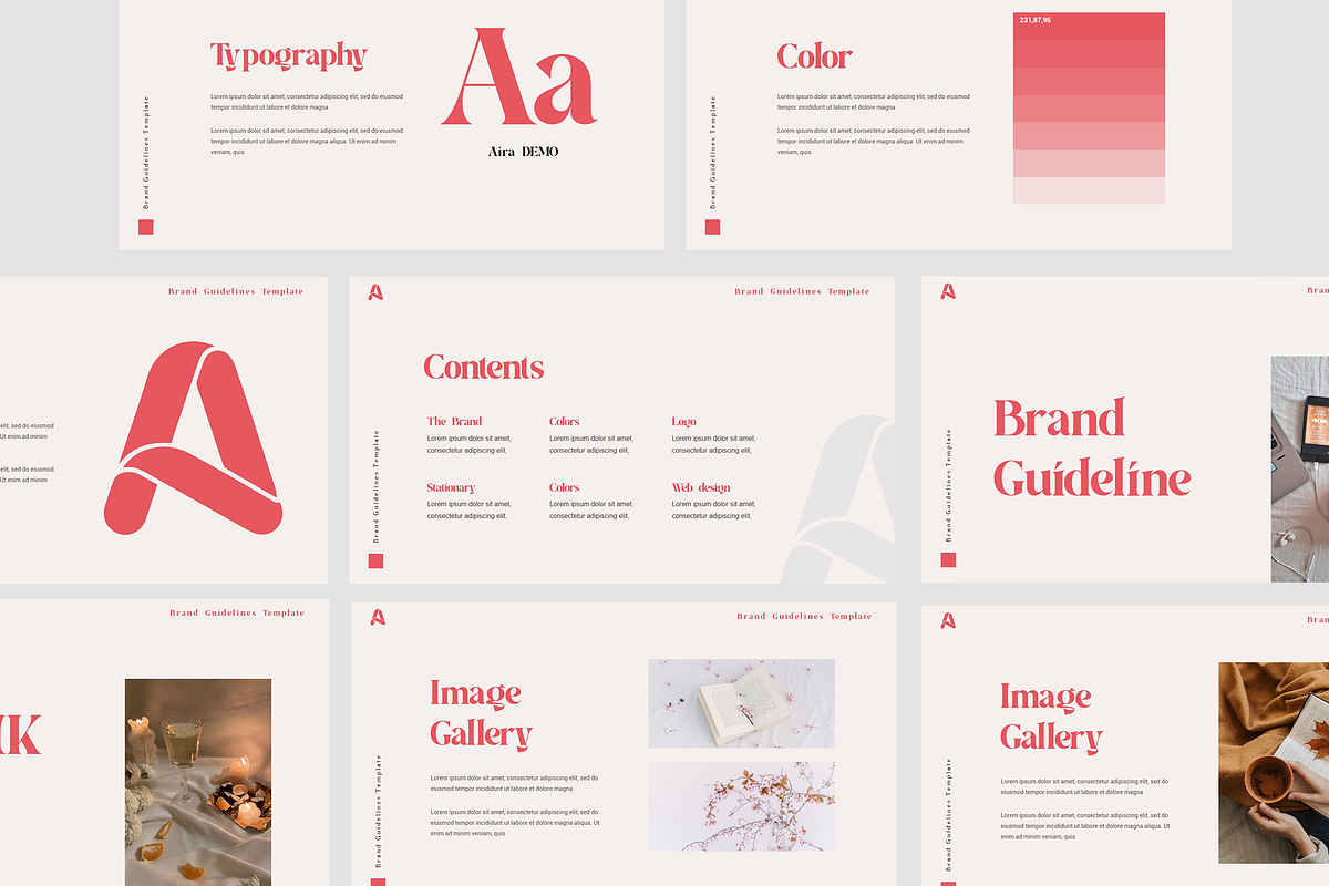 Brand Guideline Powerpoint Template, a Presentation Template by Azruca (Photo 4 of 4)