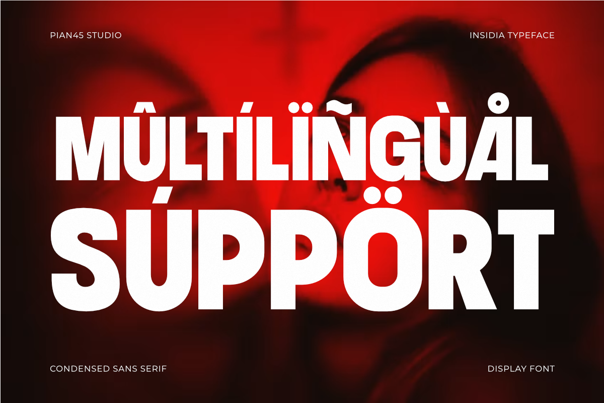 Insidia - Modern Condensed Font, a Sans Serif Font by Pian45 Studio (Photo 8 of 8)
