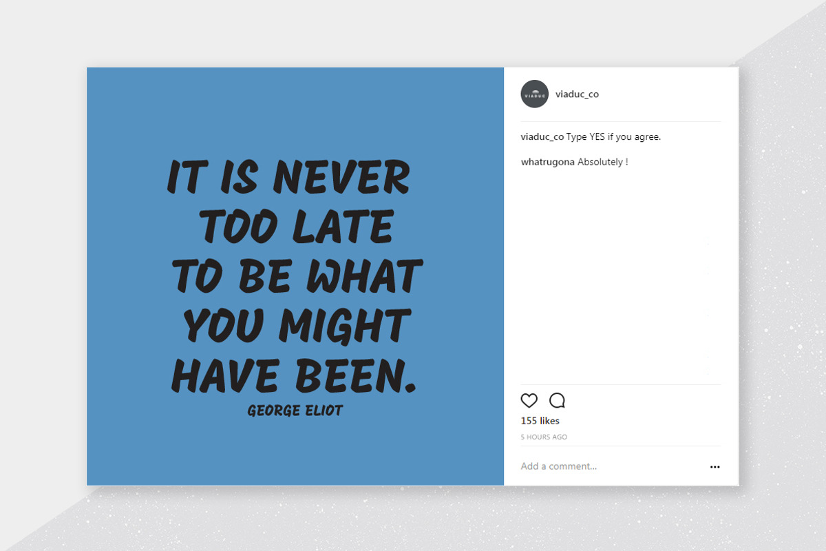 Display Quotes Social Media Kit, a Social Media Template by Viaduc (Photo 5 of 6)