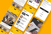 Hella - News Mobile Apps, an UI Kit Template by twinstd (Thumbnail 3 of 4)