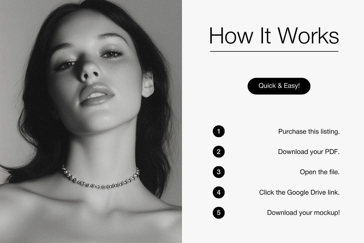 Black & White Aesthetic Stock Photos, a Beauty & Fashion Photo by Digital Asset Co (Photo 9 of 9)