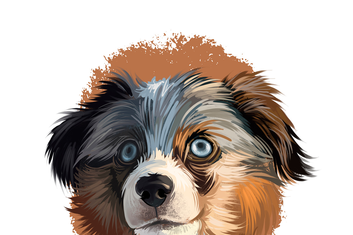 Puppies Dog Breeds Vol. 1; 1 to 30, an Animal Illustration by Dneprstock (Photo 2 of 8)