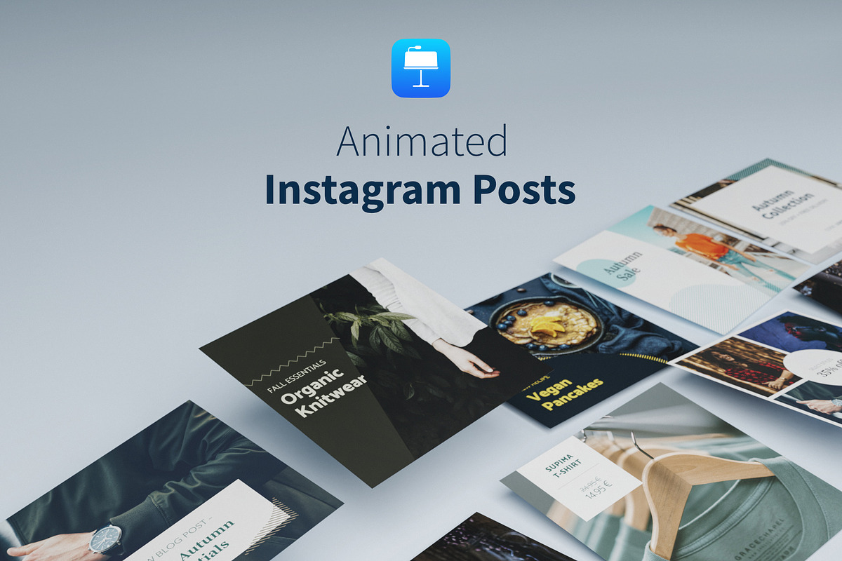 Keynote Animated Posts, a Social Media Template by Davis Knopkens (Photo 1 of 5)
