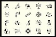 Math Doodles, an Outline Icon by Vectors Market (Thumbnail 5 of 9)