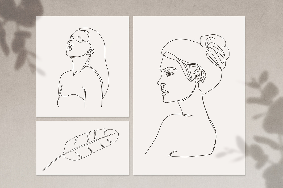 One Line Sketches Collection, a Person Illustration by mejorana (Photo 2 of 11)