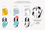 Dogs & Cats, an Animal Illustration by Oksana Stepova (Thumbnail 3 of 20)