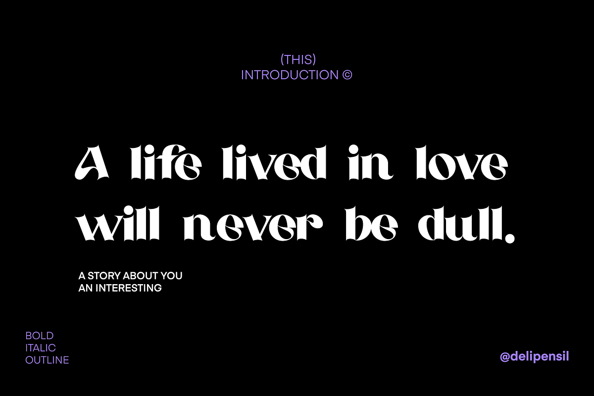 AUORA Vintage Modern Typeface, a Serif Font by delipensil (Photo 7 of 8)