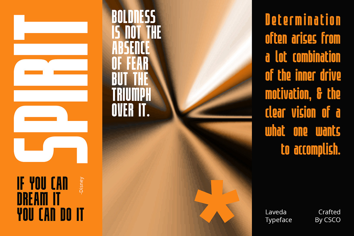 Laveda – Bold Sans Serif, a Sans Serif Font by Craft Supply Co. (Photo 3 of 8)
