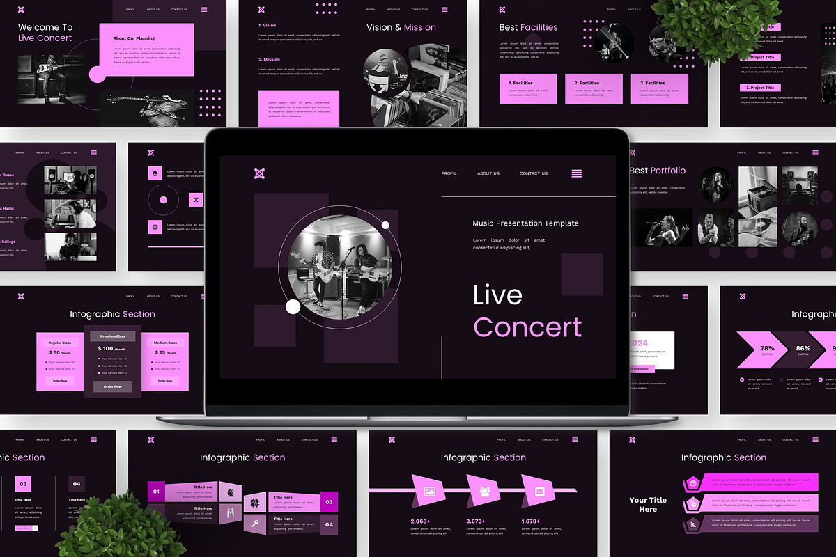 Live Concert - Music Keynote preview 4