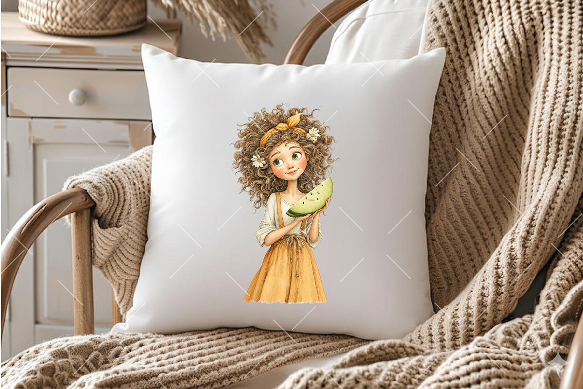 Whimsical 4th Of July Girl Clipart, an Illustration by OK Design (Photo 6 of 6)