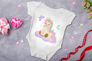Watercolor Pastel Unicorn Clipart, an Animal Illustration by ArtGiftsStudio (Thumbnail 3 of 6)