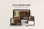 Luxurious Spa Canva Website Template, a Landing Page Template by HAYAG Creatives (Thumbnail 4 of 7)