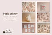 6 Editable Shopping Bag Mockups, a Packaging Mockup by CC CREATIVE CO (Thumbnail 5 of 6)