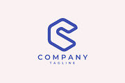 C letter hexagonal logo, a Branding & Logo Template by Vectorium Studio (Thumbnail 2 of 2)