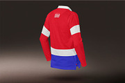 Polo T-Shirt Long Sleeve Mockup, a Shirt Mockup by megostudi0 (Thumbnail 7 of 7)