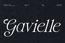 Gavielle Italic Elegant Serif Font