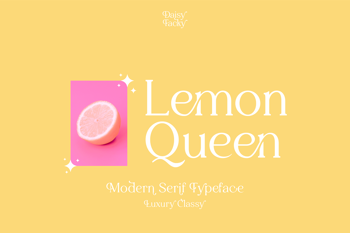 Daisy Tacky - Display Serif Font, a Serif Font by Artchitype Studio (Photo 2 of 12)