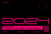 VB Cegos - Futuristic Font, a Sans Serif Font by VALIANTBROTHA (Thumbnail 3 of 8)