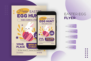 Easter Egg - Flyer, a Print Template by VUNIRA