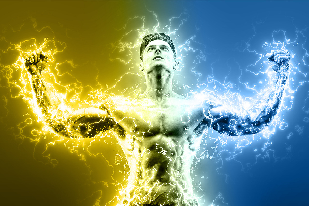 Electricity Lightning Effect, an Action Add-On by Photoshop Action