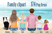 Family Clip Art,Custom Family Png, an Illustration by chilipapers (Thumbnail 1 of 10)