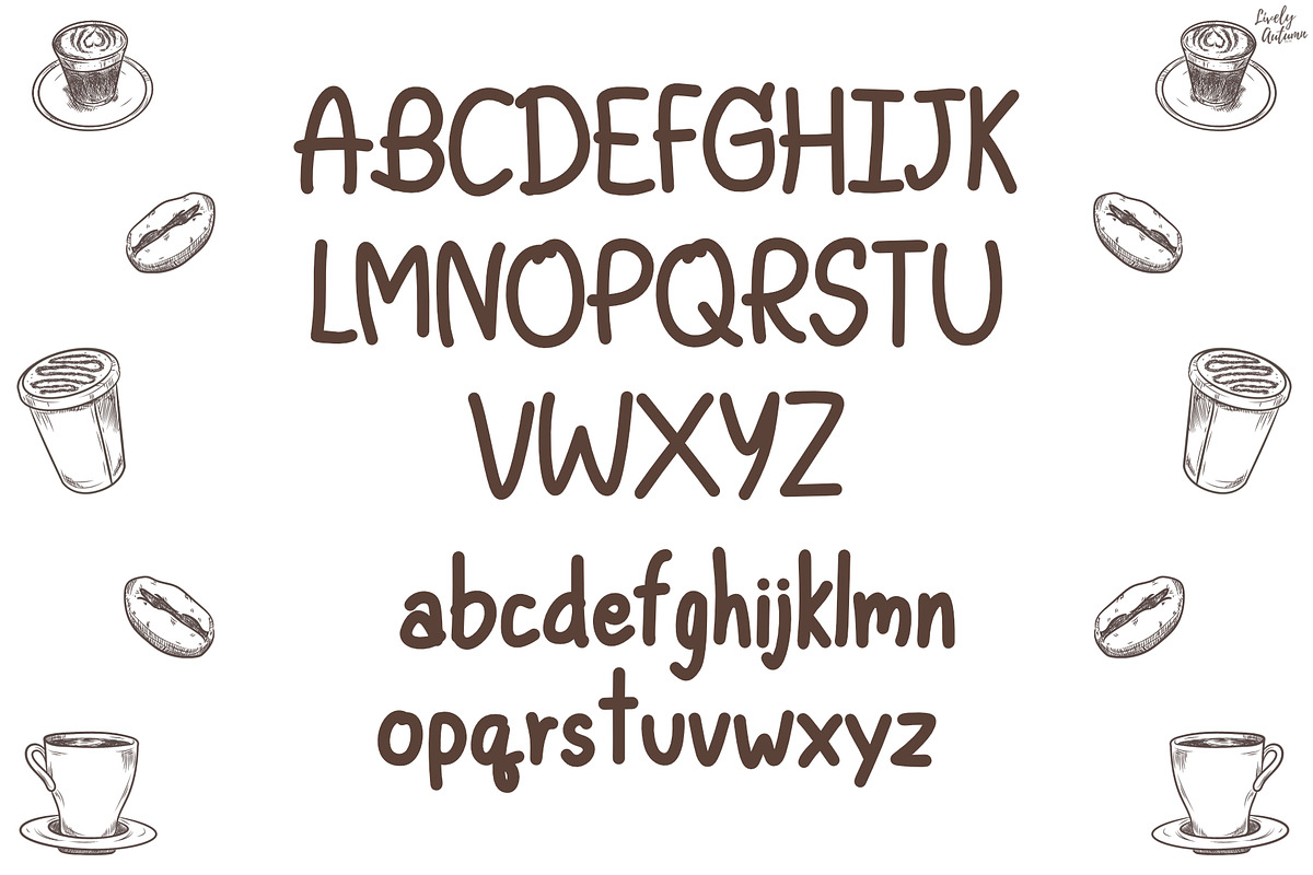 Mocha | Handwriting font, a Handwritten Font by LivelyAutumn11.11 (Photo 2 of 5)