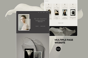Portfolio Website Canva Template, a Landing Page Template by Studio Suvelle