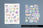 Retro vibes cliparts, vector., an Object Graphic by VaraNa Art (Thumbnail 9 of 11)
