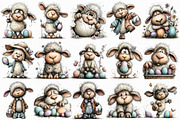 Whimsical Easter Animal Clipart, an Illustration by Libby Wishes (Thumbnail 5 of 6)